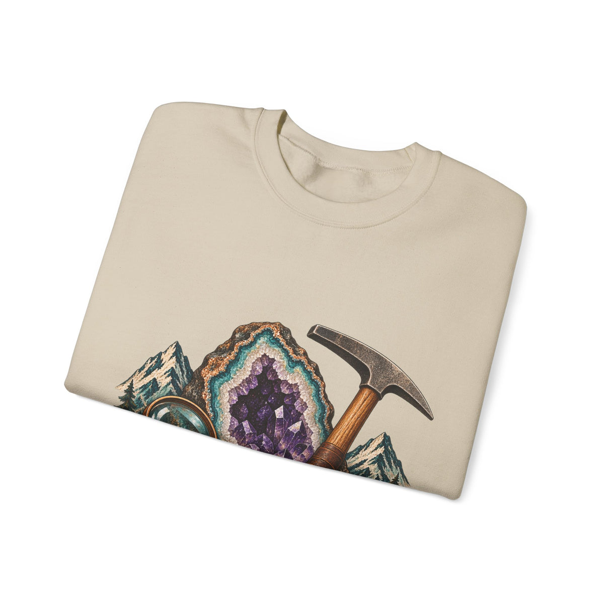 Vintage Geode and Rockhounding Field Kit Sweatshirt