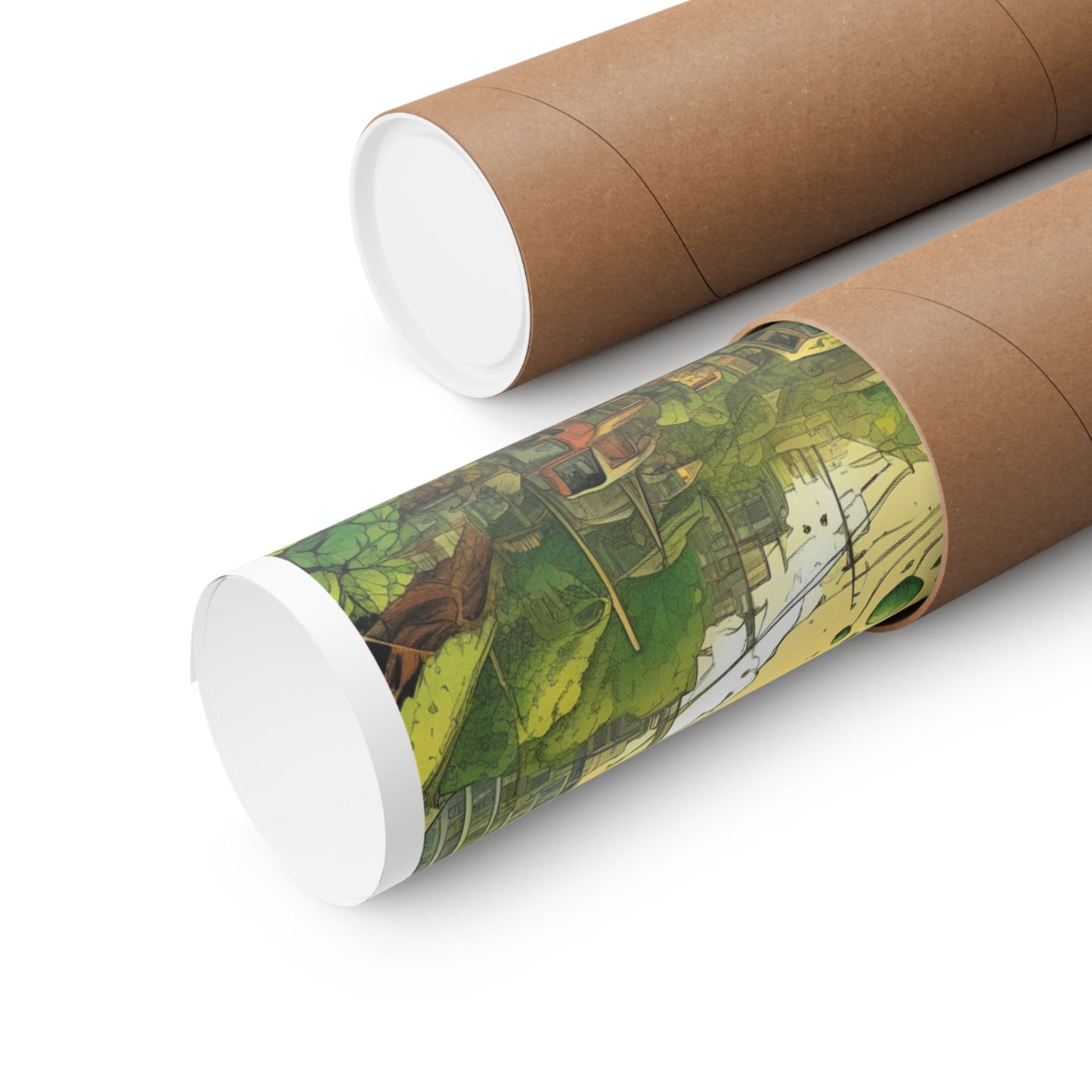 Cottage Road Landscape Nature Gift Art Poster