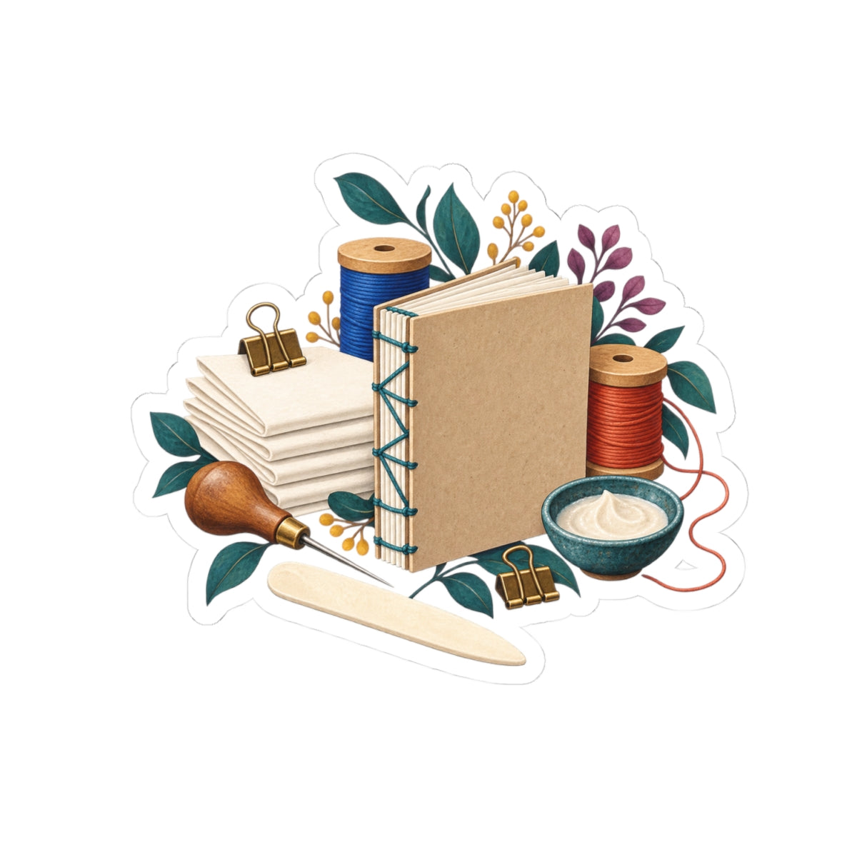 Hand Bookbinding Workshop Sticker