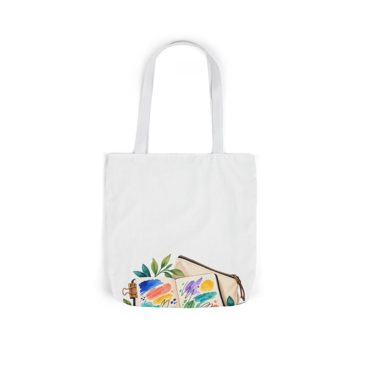Colorful Urban Sketching Travel Kit Tote Bag