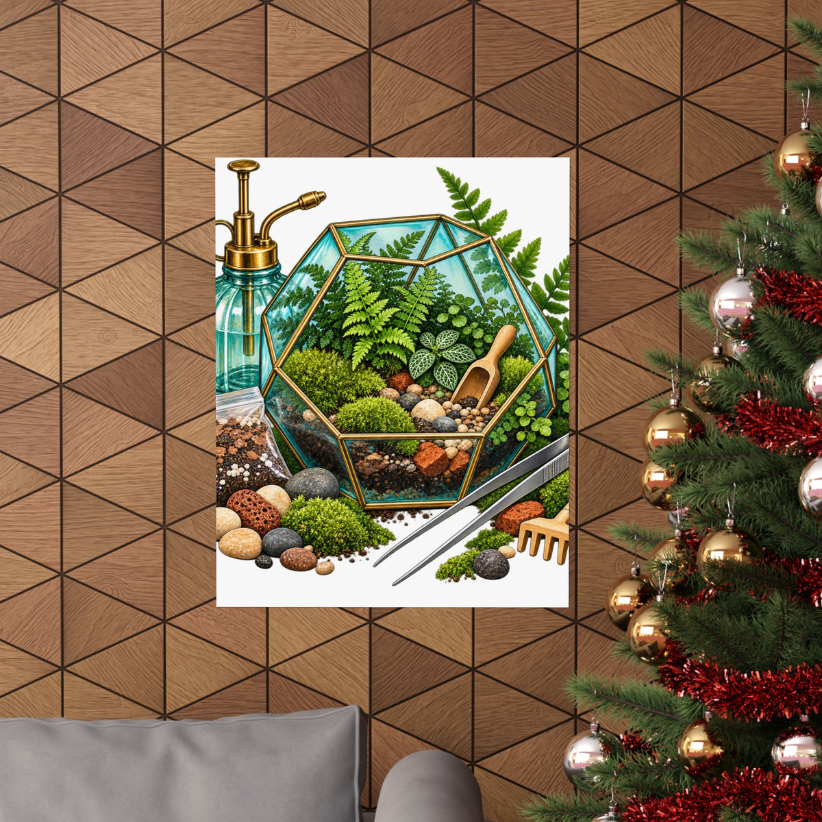 Fern Terrarium Building Workshop Poster
