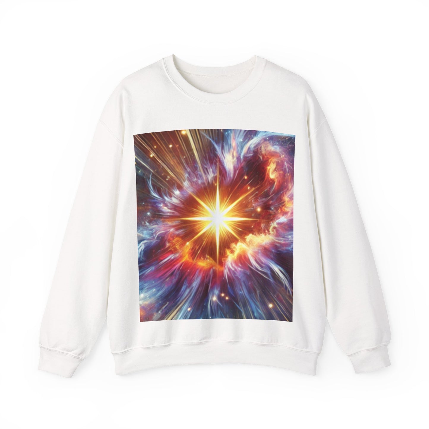 Cosmic Starburst Energy Abstract Space Crew Sweatshirt Gift