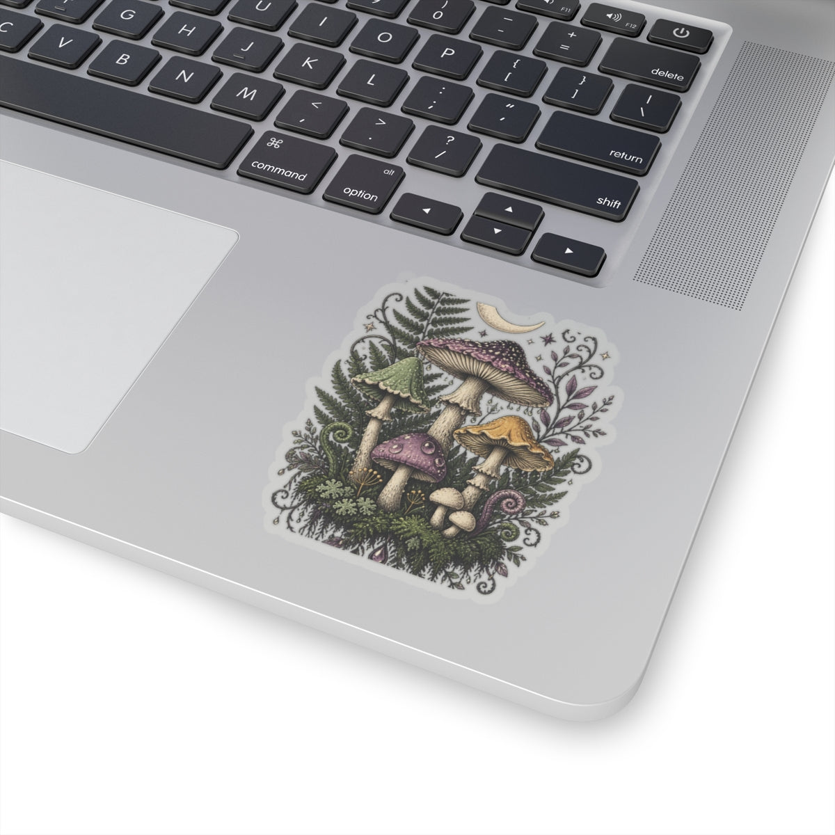 Midnight Mushroom Field Notes Botanical Mushroom Sticker
