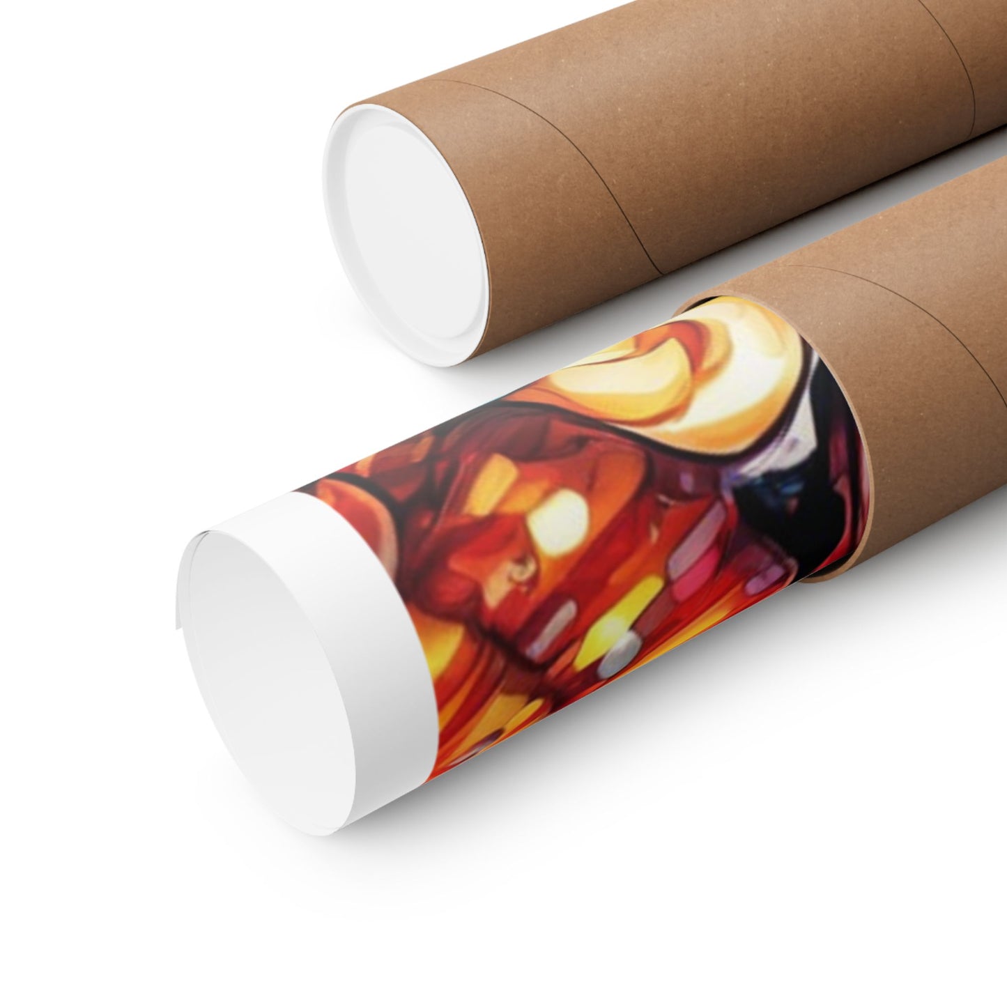 Colorful Candy and Lollipop Pattern Poster