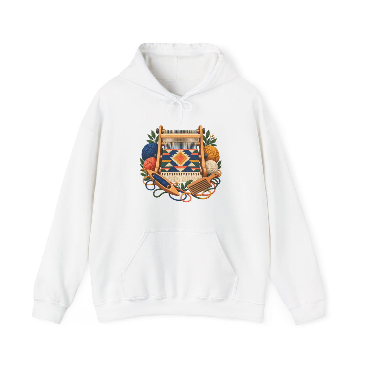 Geometric Hand Weaving Workshop Hoodie