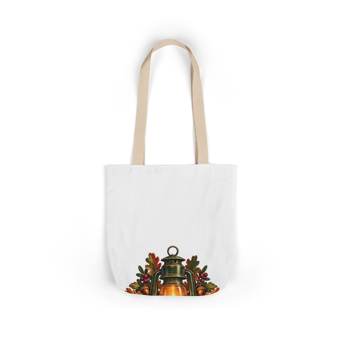 Autumn Oak Lantern and Acorns Tote Bag