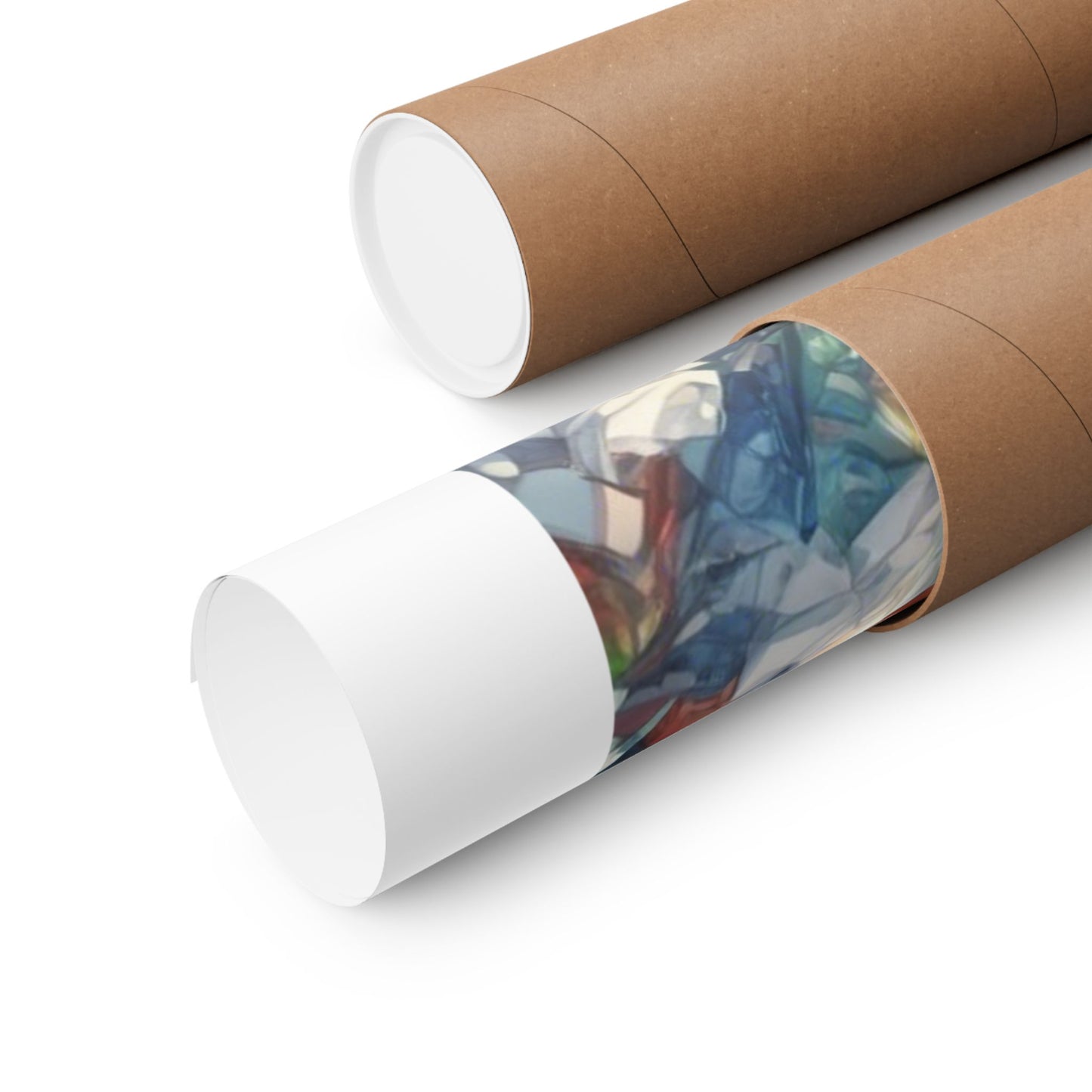 Green Recycling Alley Anime Girl Urban Green Poster