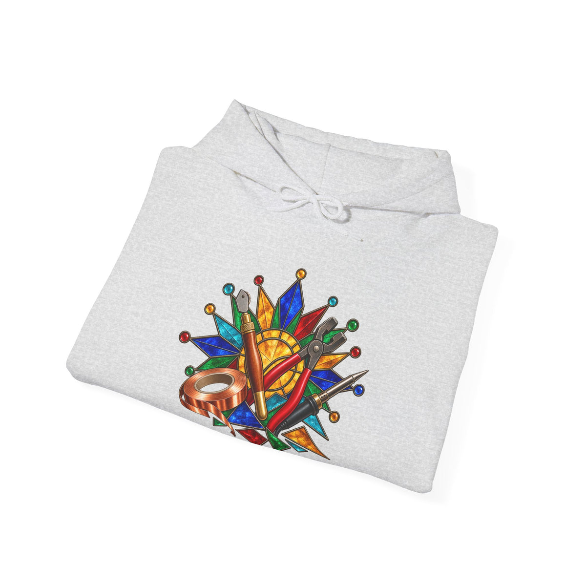 Stained Glass Workshop Tools Hoodie