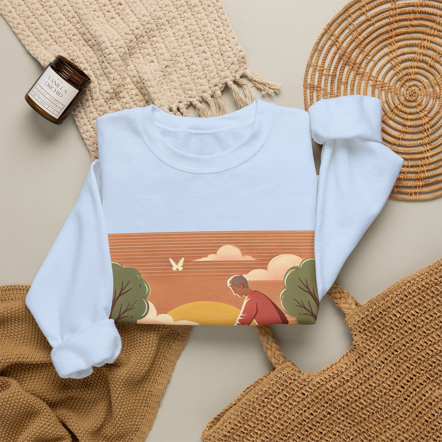 Helping Hands Sunset Garden Sweatshirt