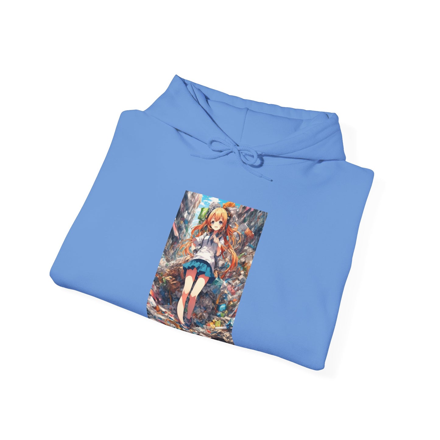 Recycling Rescue Anime Heroine Eco Street Art Hoodie
