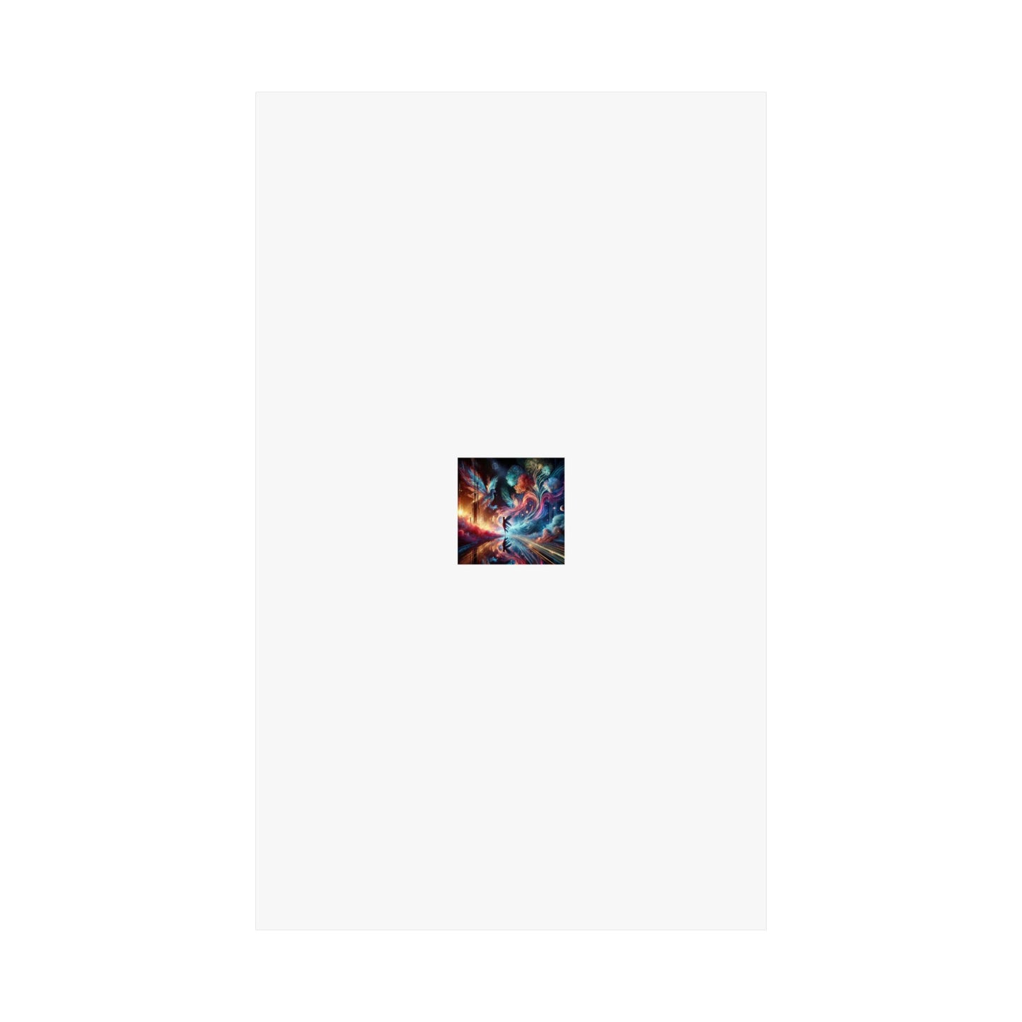 Cosmic Aurora Dancer Dreamscape Celestial Dance Poster