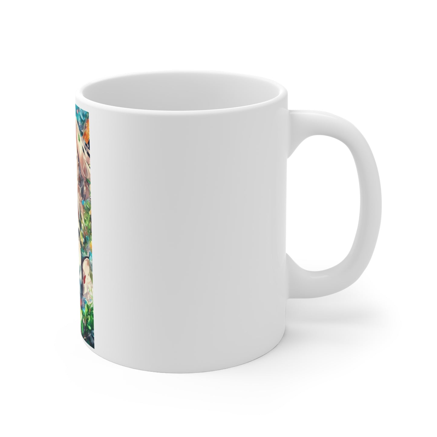 Crystal Bottle Anime Portrait Cute Art Coffee Mug