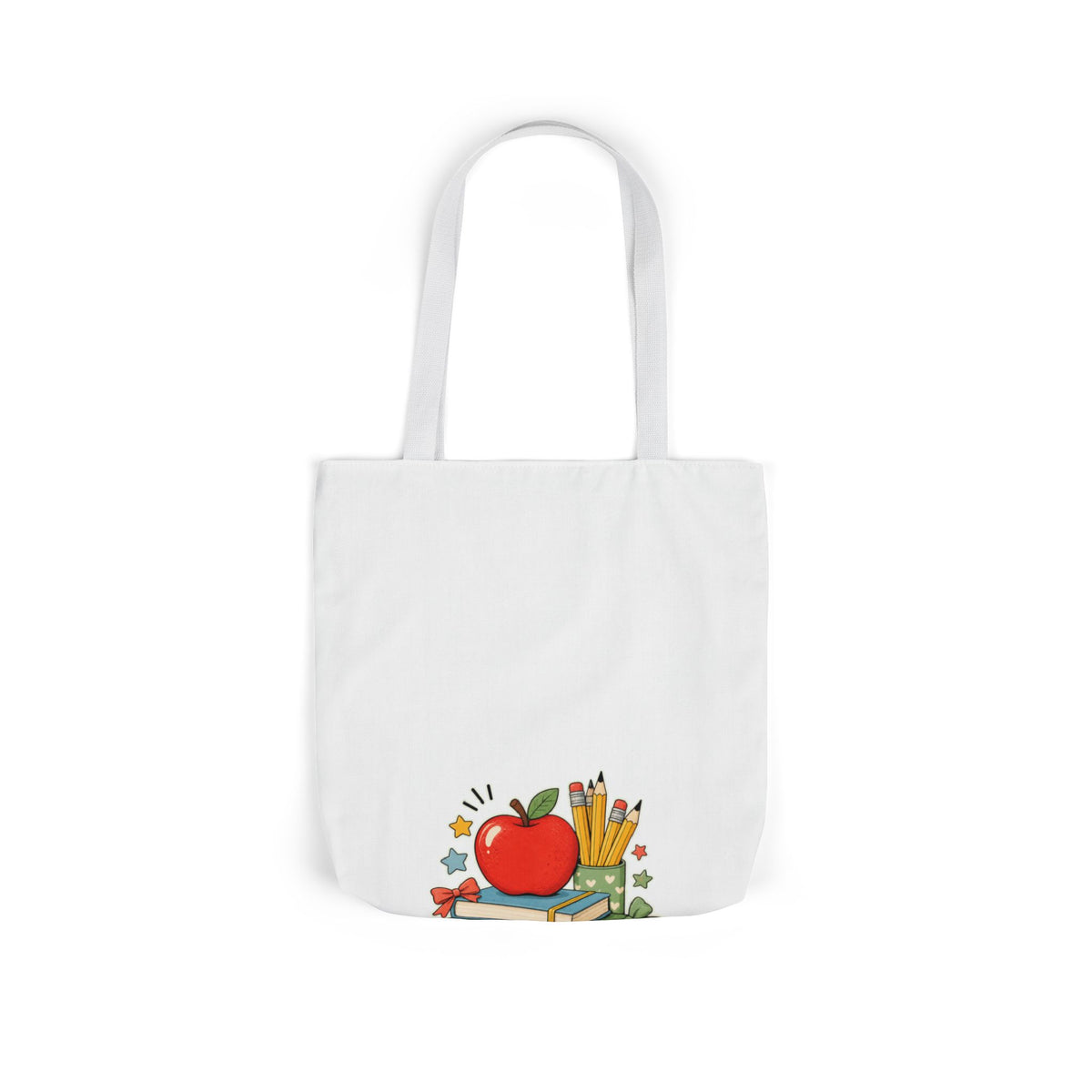Apple Pencil Desk Stack Back To School Tote Bag