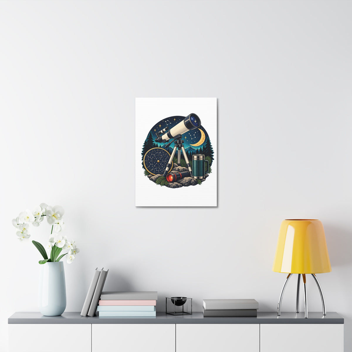 Backyard Stargazing Workshop Canvas