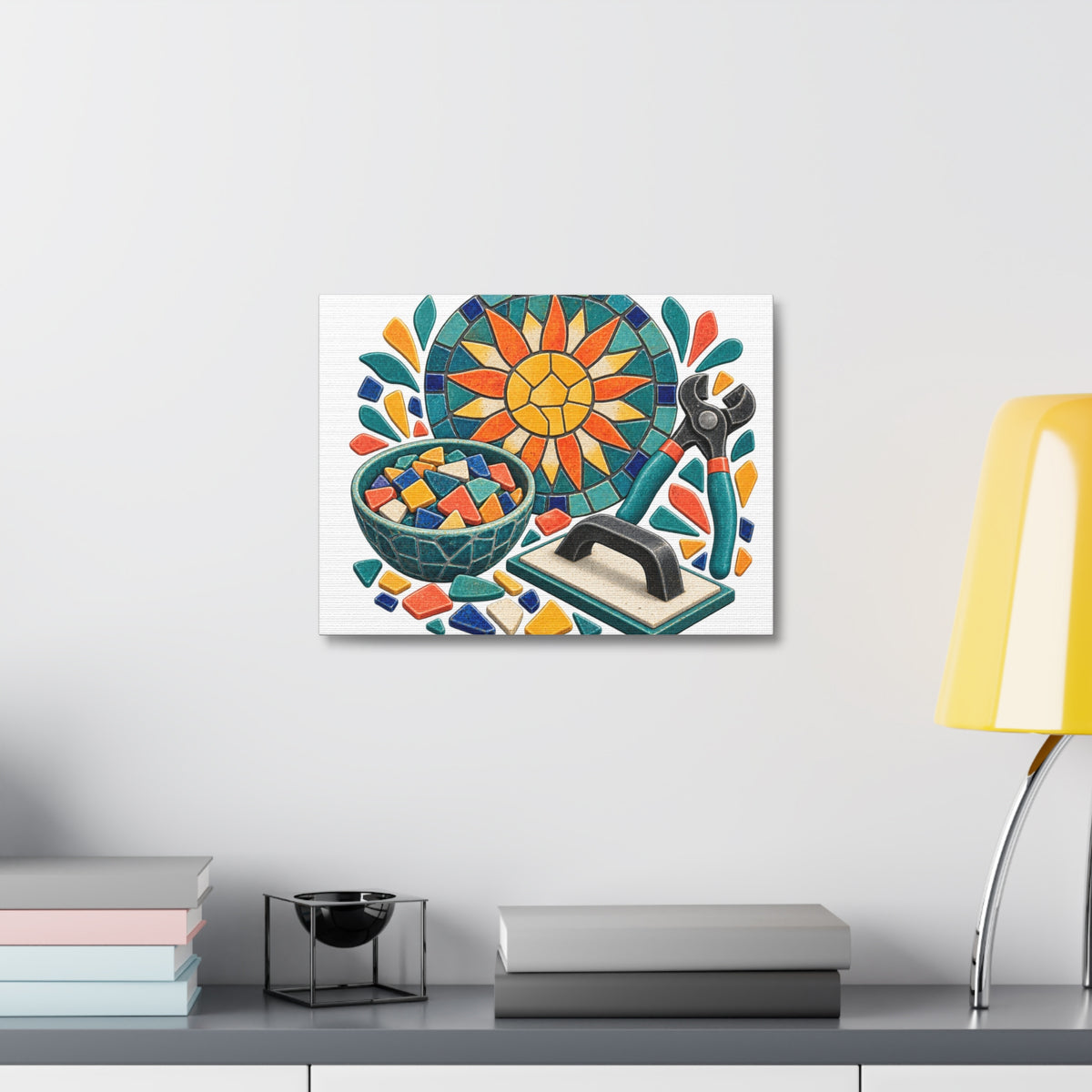 Sunburst Mosaic Making Workshop Canvas