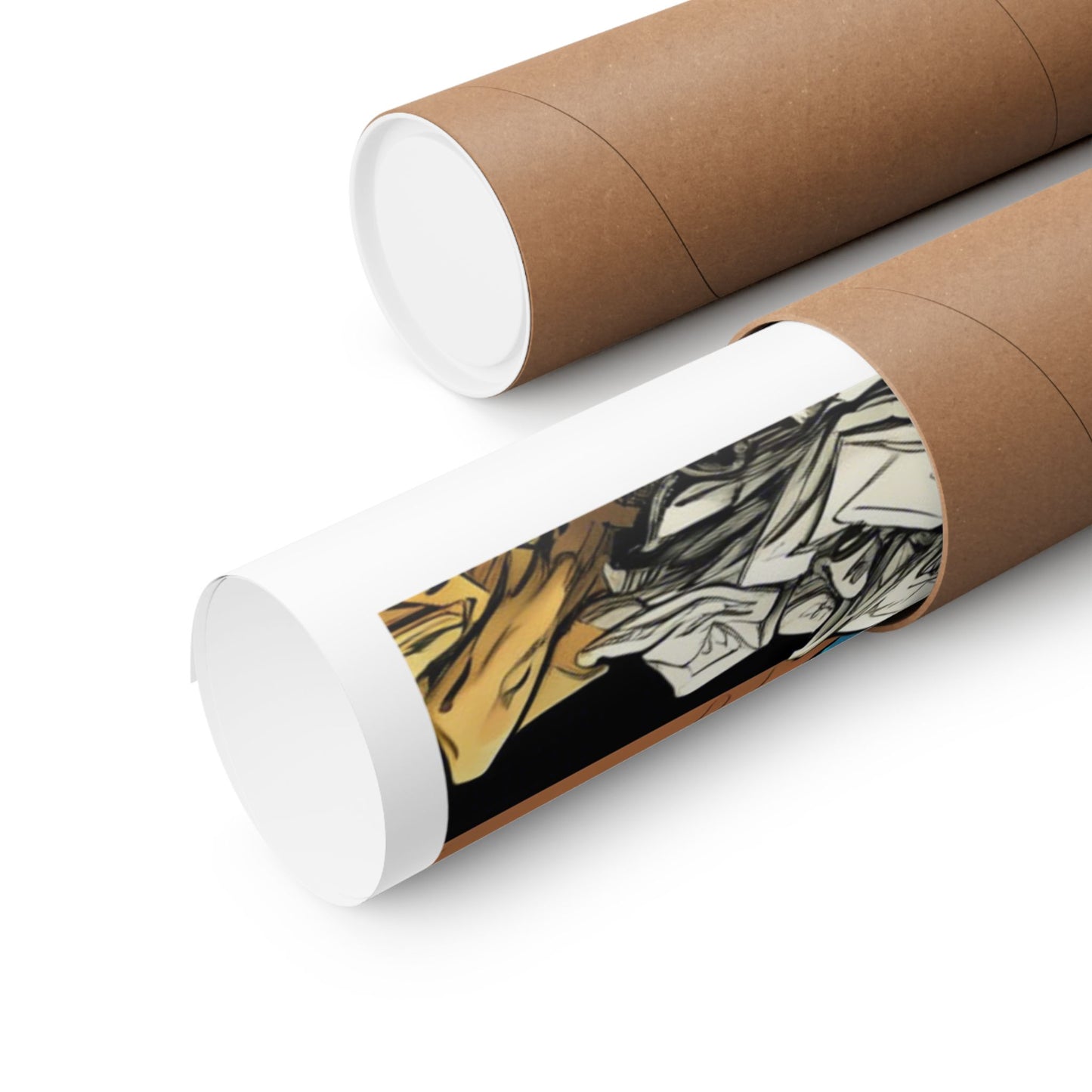 Paperwork Chaos Desk Worker Funny Office Art Poster