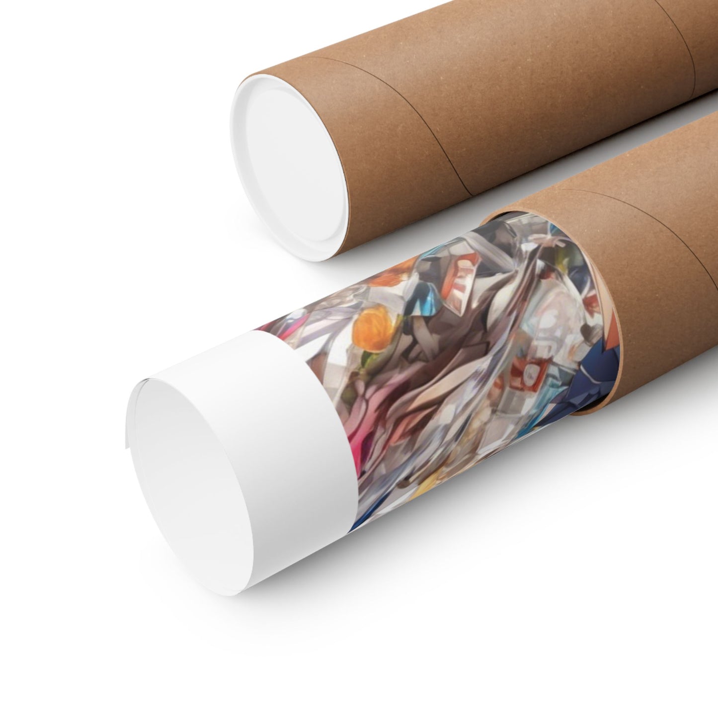 Recycling Day Anime Schoolgirl Eco Street Art Poster