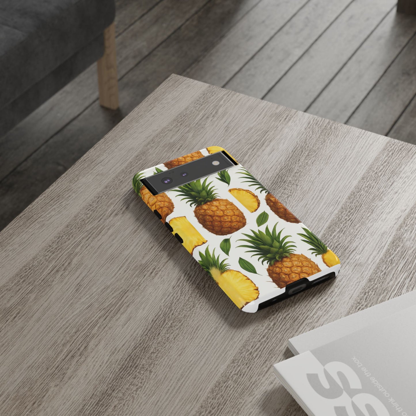 Pineapple Phone Case - Tough Cases, Tropical Phone Cover, Summer Vibe Accessories, Cute Pineapple Design, Fun Gift for Fruit Lovers