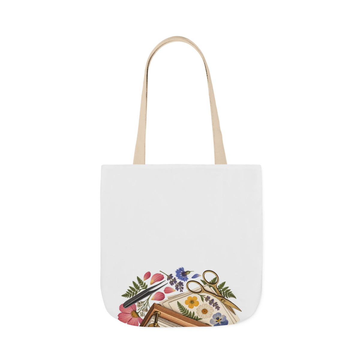 Botanical Flower Press Workshop Tote Bag