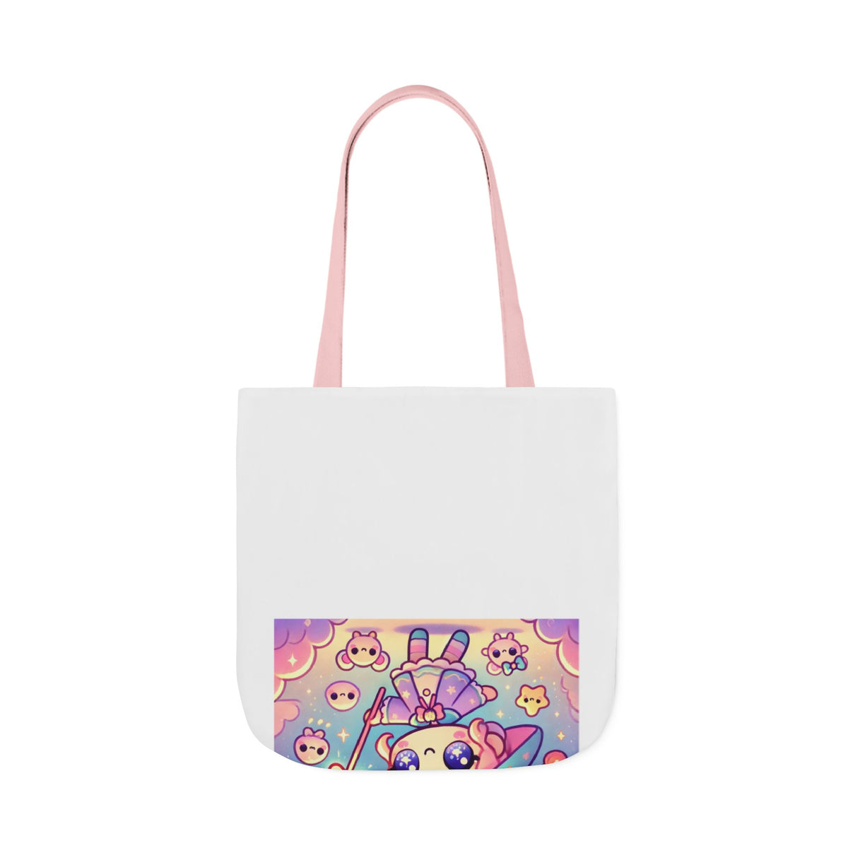 Kawaii Moon Wand Pastel Fantasy Art Canvas Tote Bag