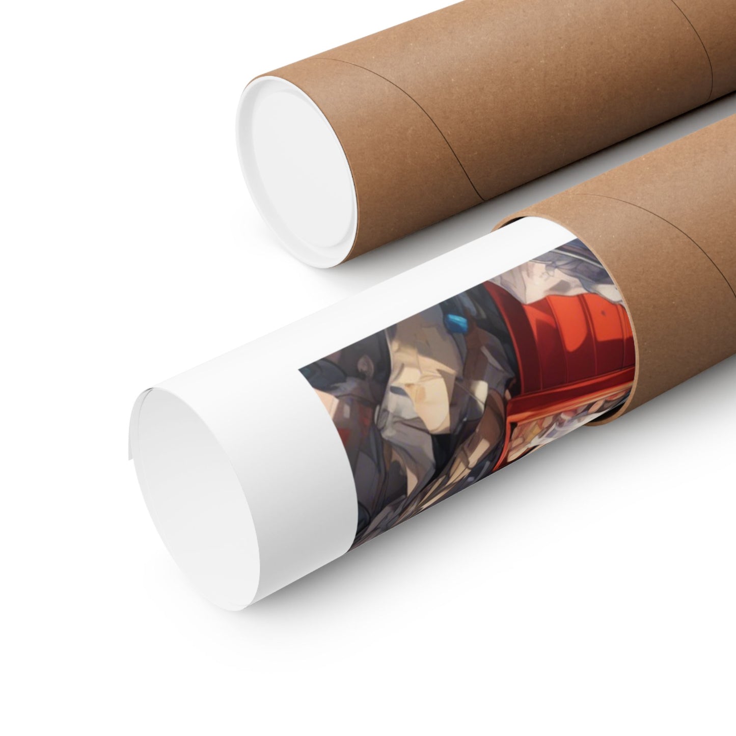 Recycling Rescue Anime Heroine Eco Street Art Poster
