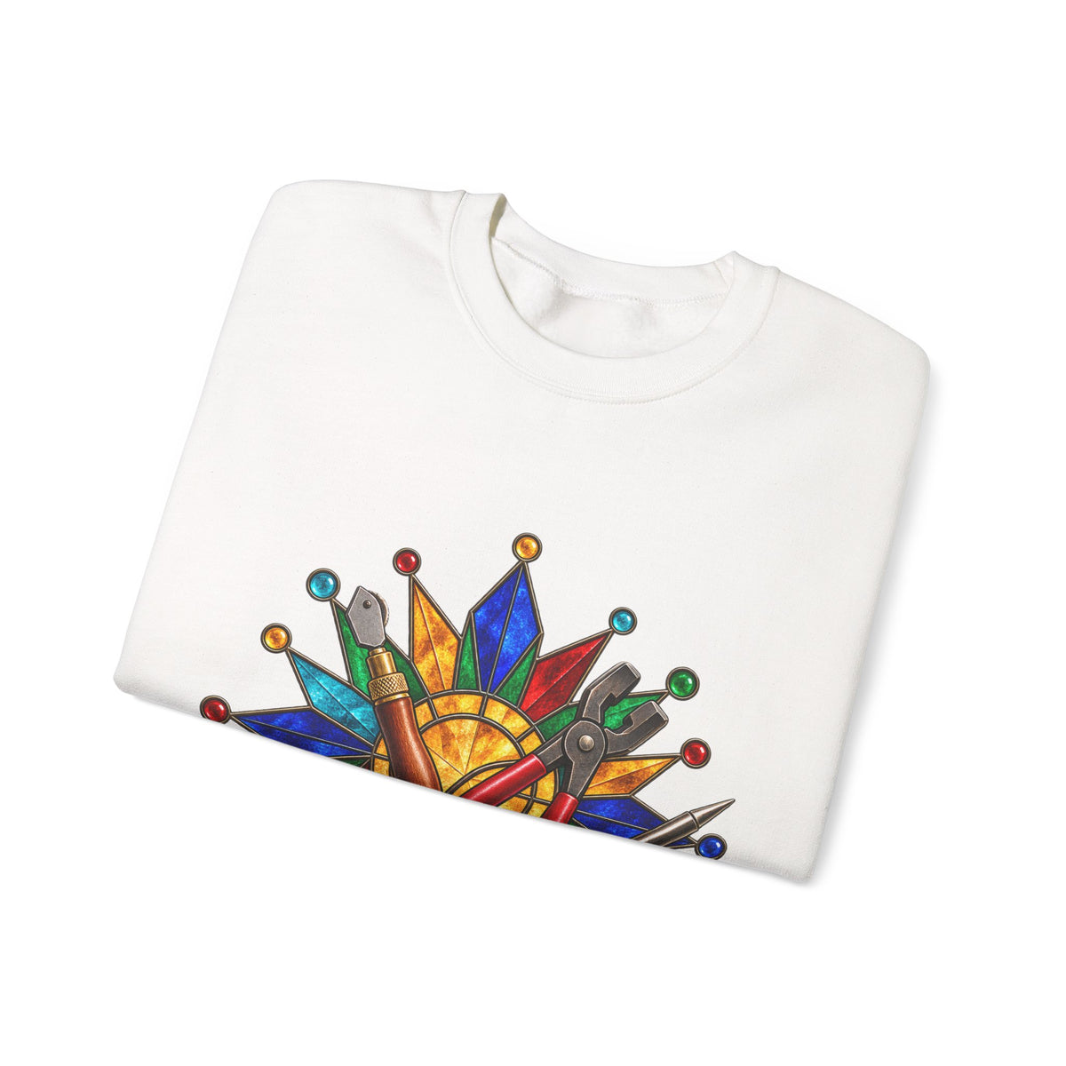 Stained Glass Workshop Tools Sweatshirt