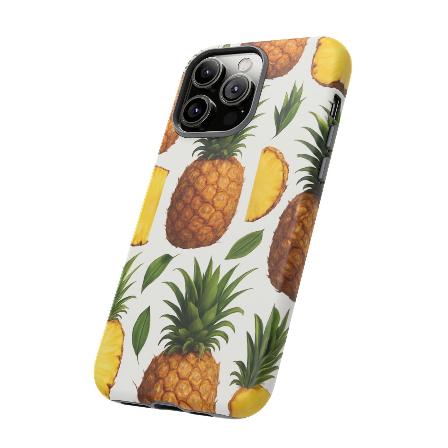 Pineapple Phone Case - Tough Cases, Tropical Phone Cover, Summer Vibe Accessories, Cute Pineapple Design, Fun Gift for Fruit Lovers