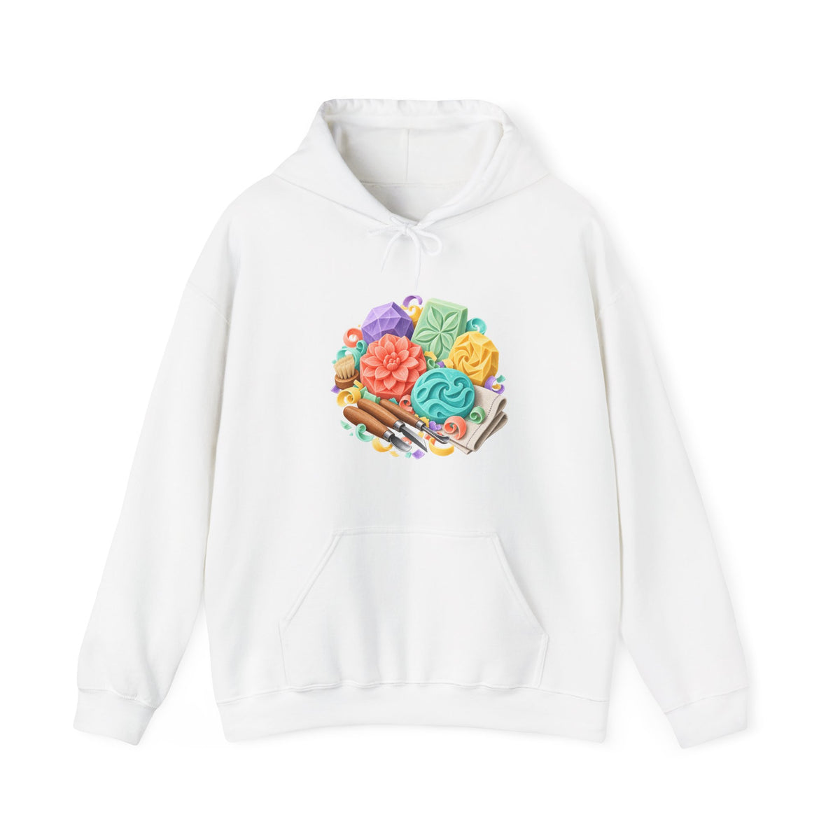 Colorful Soap Carving Workshop Hoodie