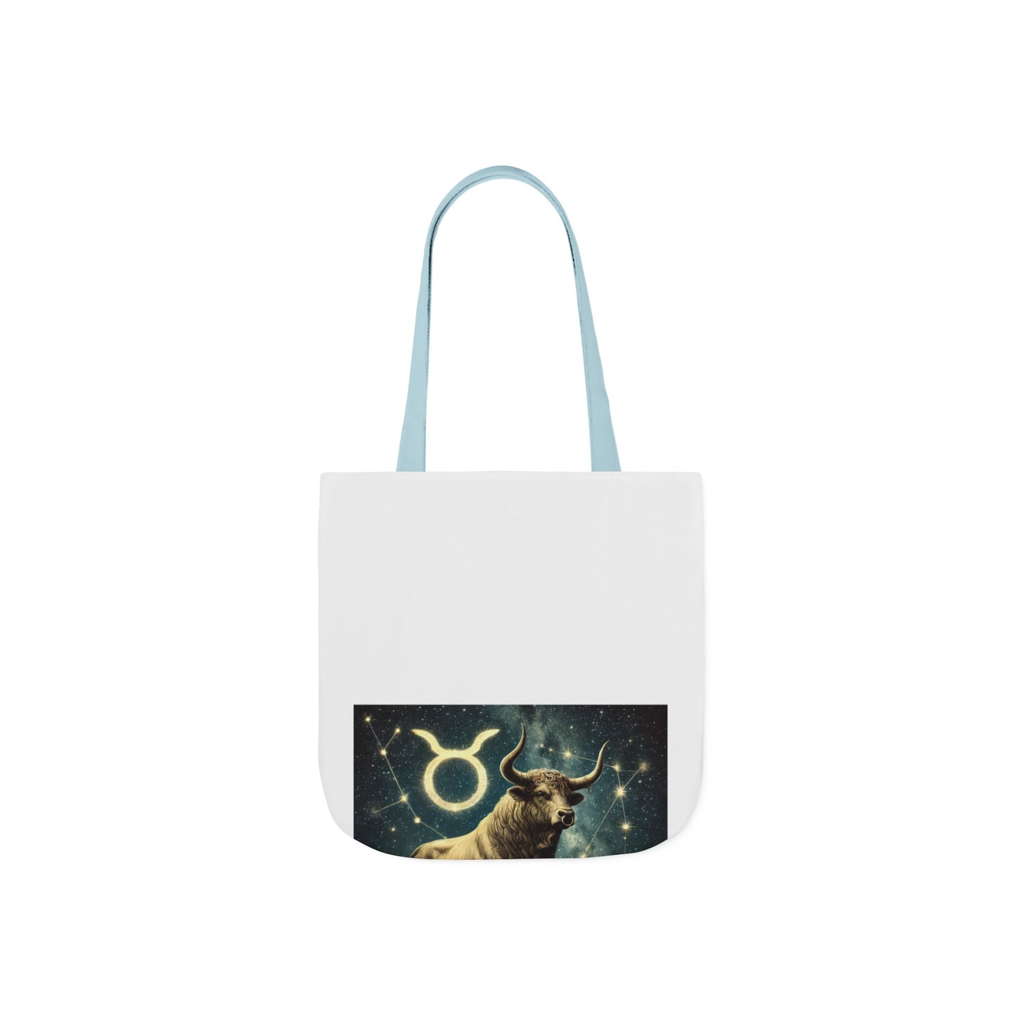 Taurus Bull Constellation Celestial Canvas Tote Bag