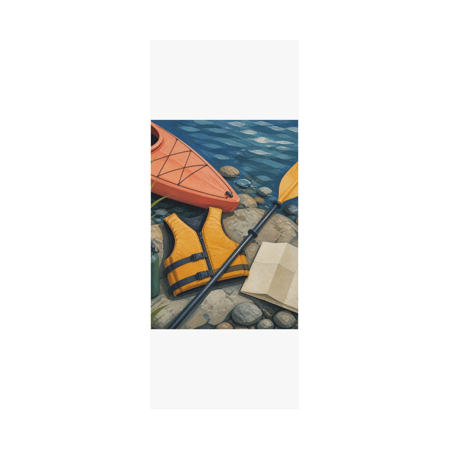 Calm Kayaking Adventure Art Poster