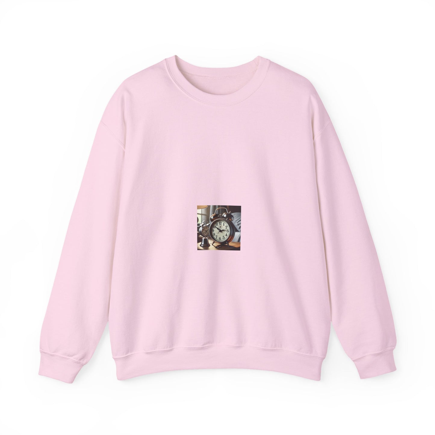 Vintage Alarm Clock Morning Routine Soft Sweatshirt