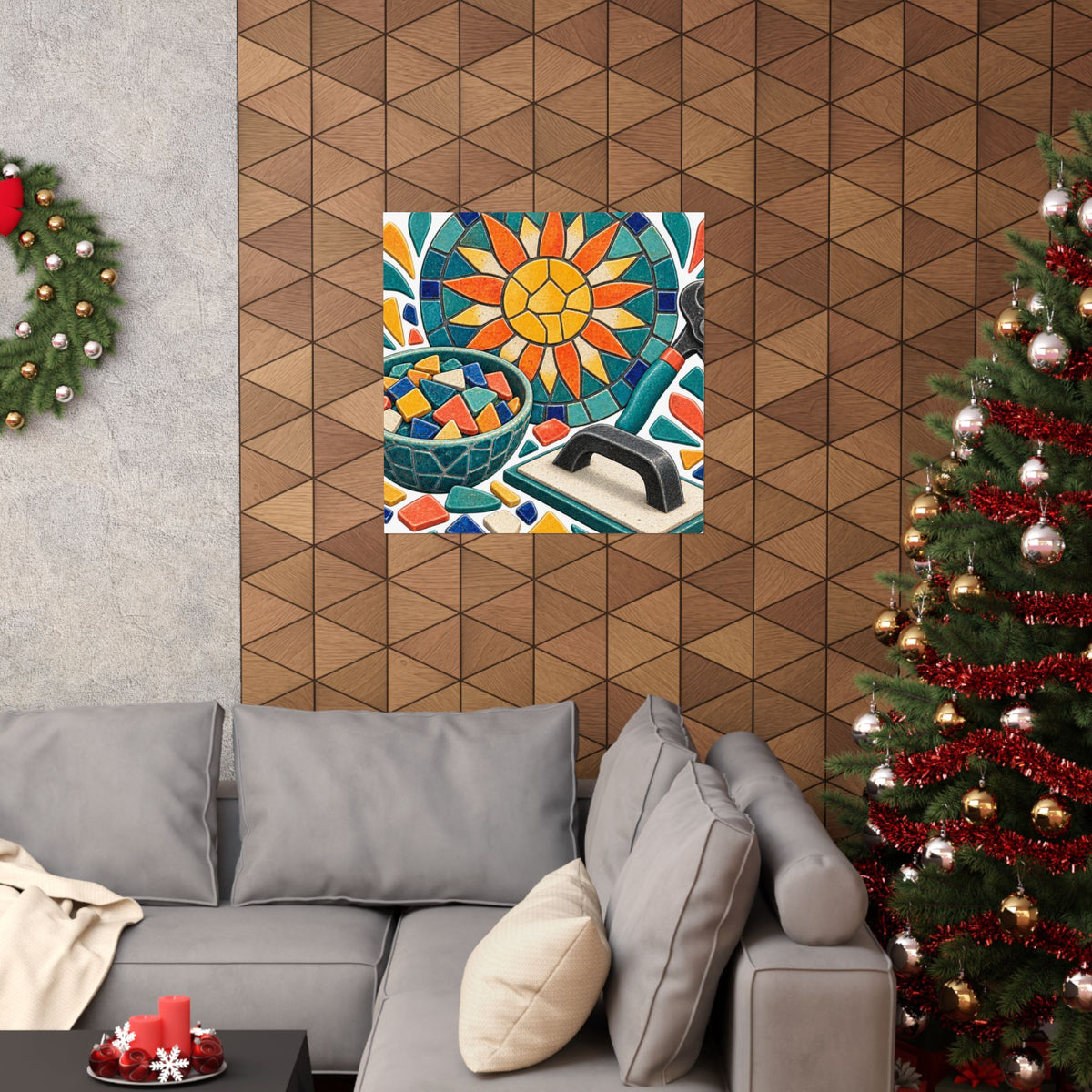 Sunburst Mosaic Making Workshop Poster