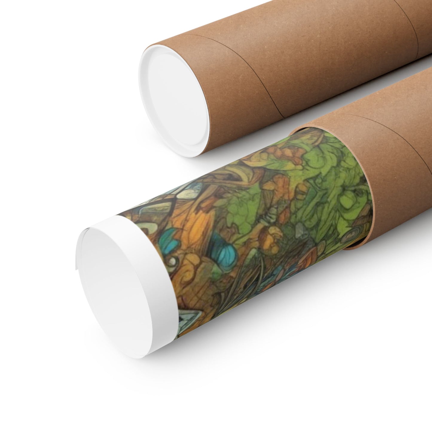 Whimsical Garden Stream Nature Gift Art Poster