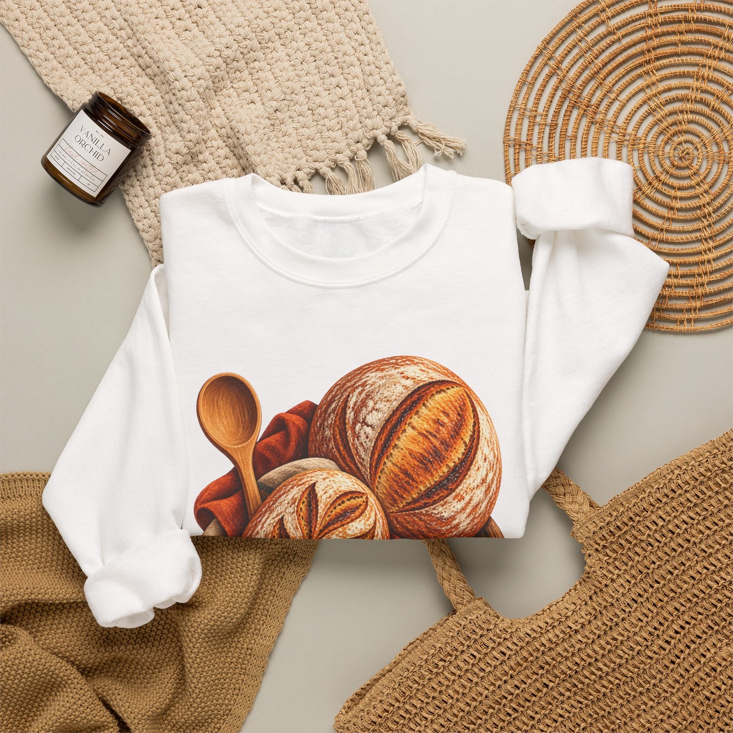 Artisan Bread Baking Emblem Sweatshirt