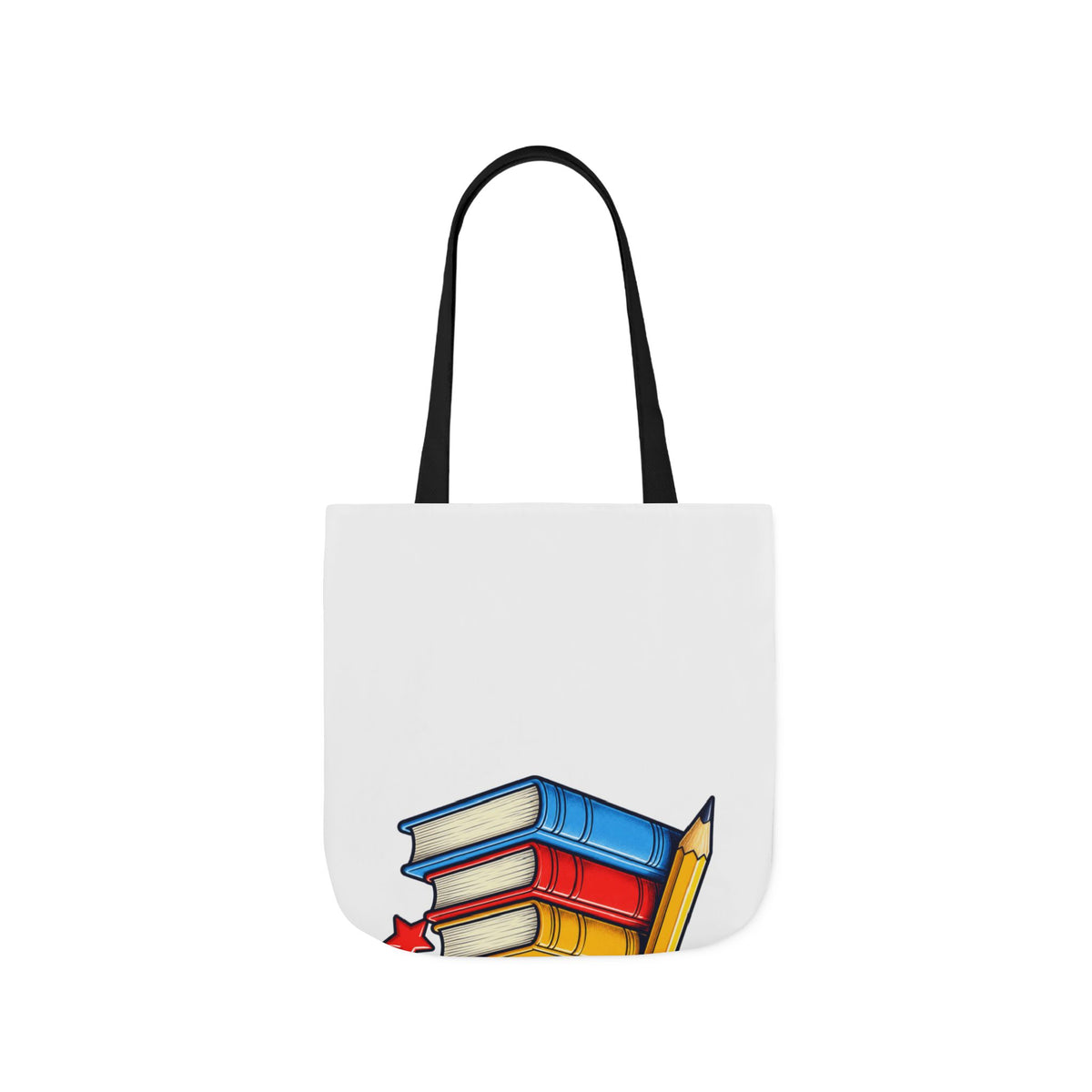 Retro School Books Apple Teacher Appreciation Tote Bag
