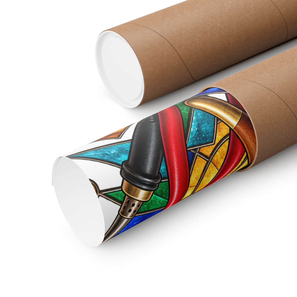 Stained Glass Workshop Tools Poster
