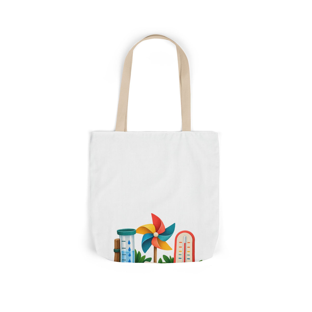 Colorful Backyard Weather Watching Kit Tote Bag