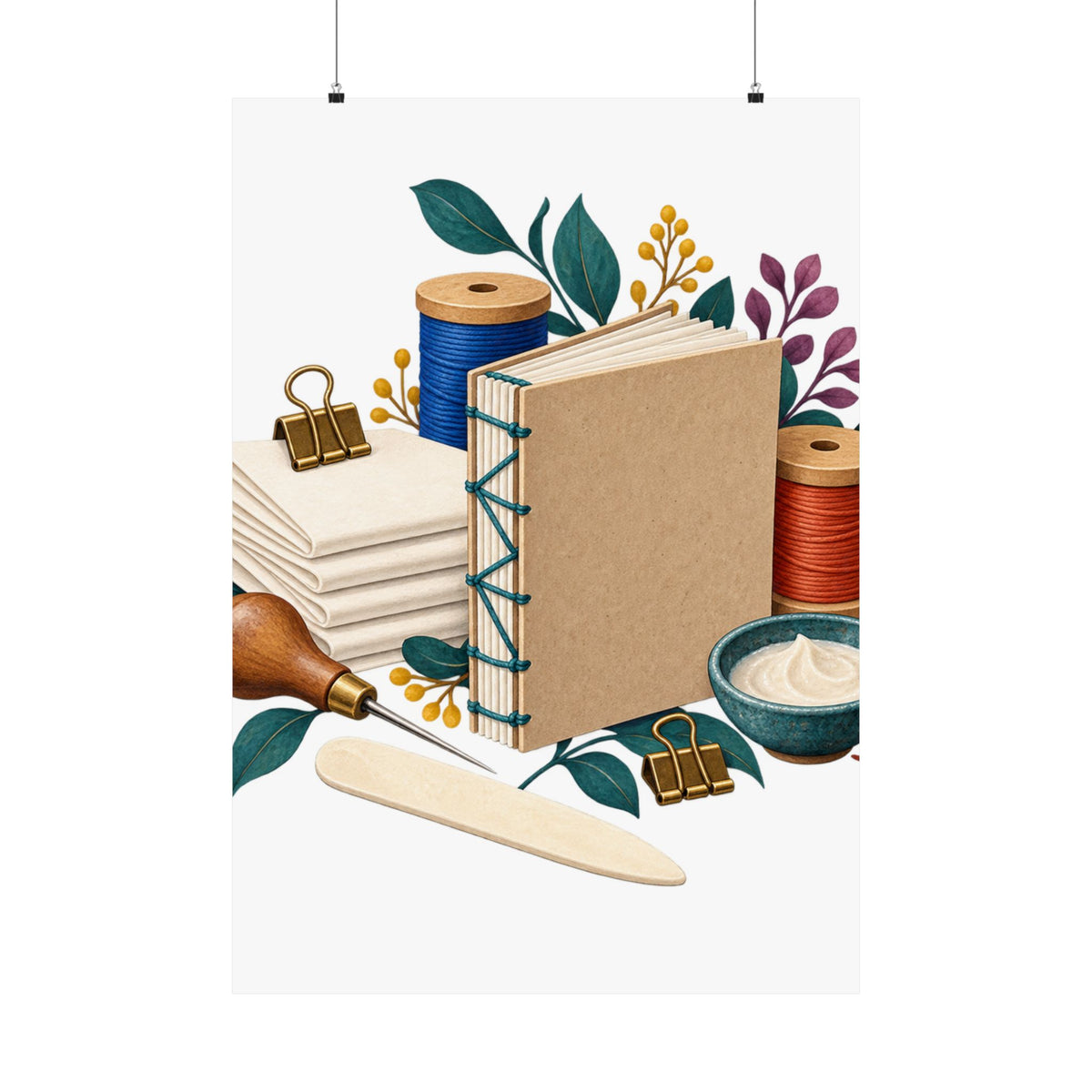 Hand Bookbinding Workshop Poster