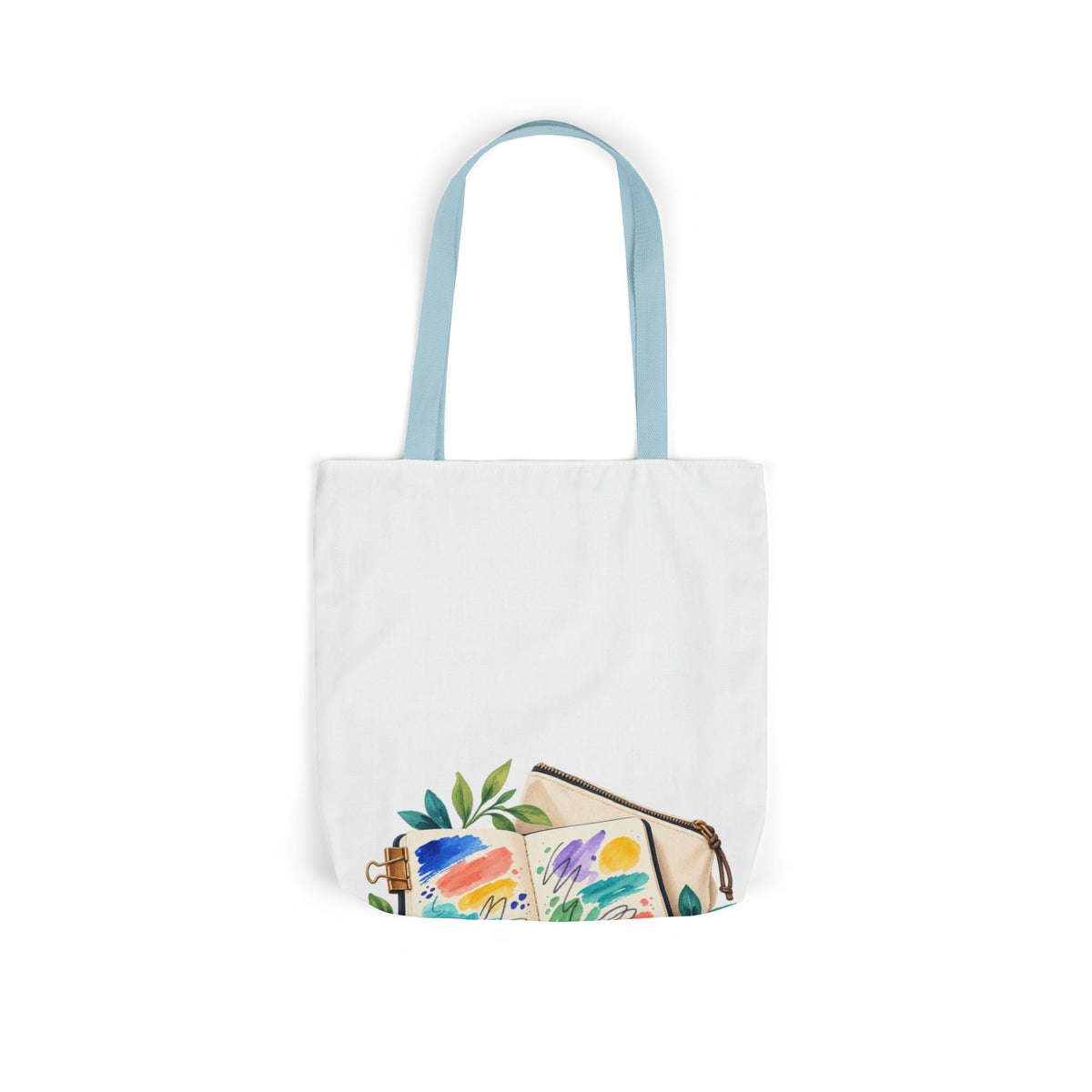 Colorful Urban Sketching Travel Kit Tote Bag