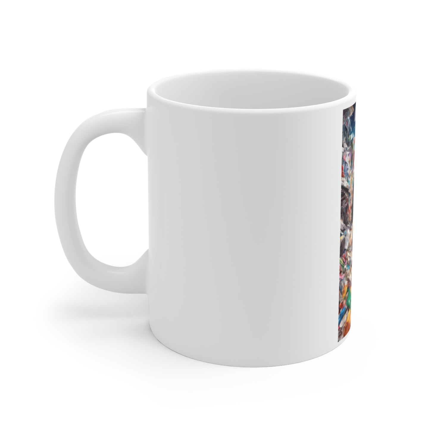 Recycling Day Anime Schoolgirl Eco Art Coffee Mug