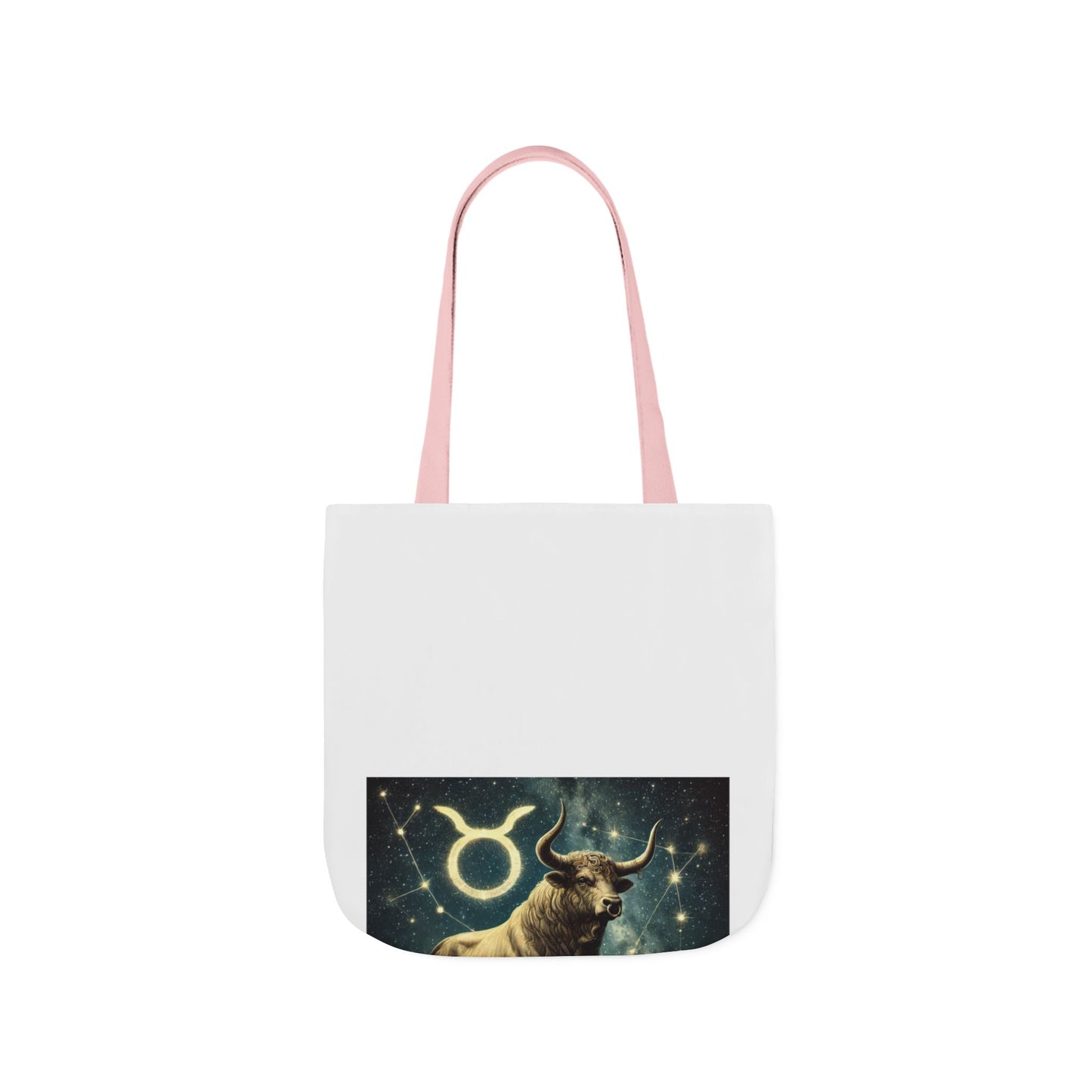 Taurus Bull Constellation Celestial Canvas Tote Bag