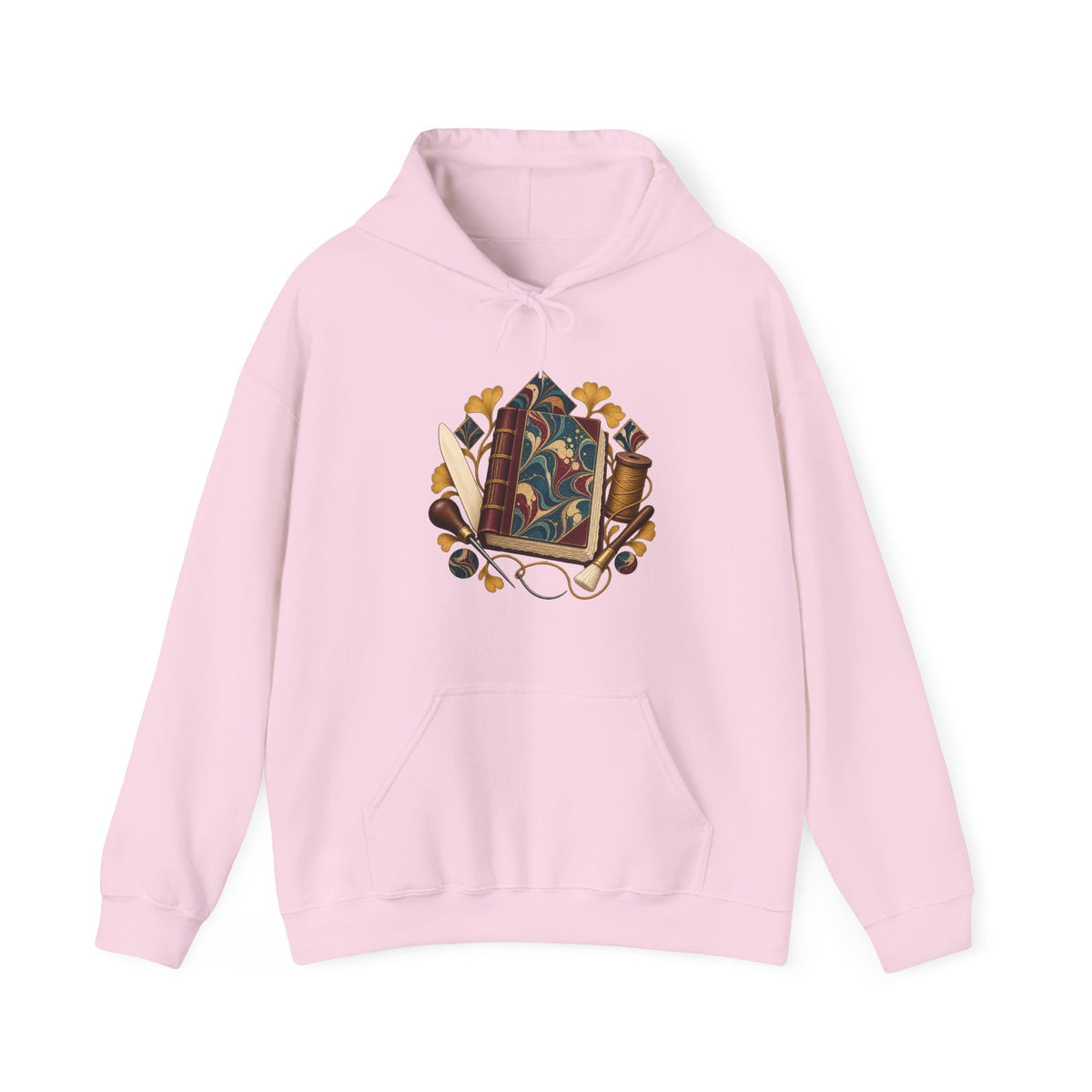 Traditional Marbled Bookbinding Workshop Hoodie