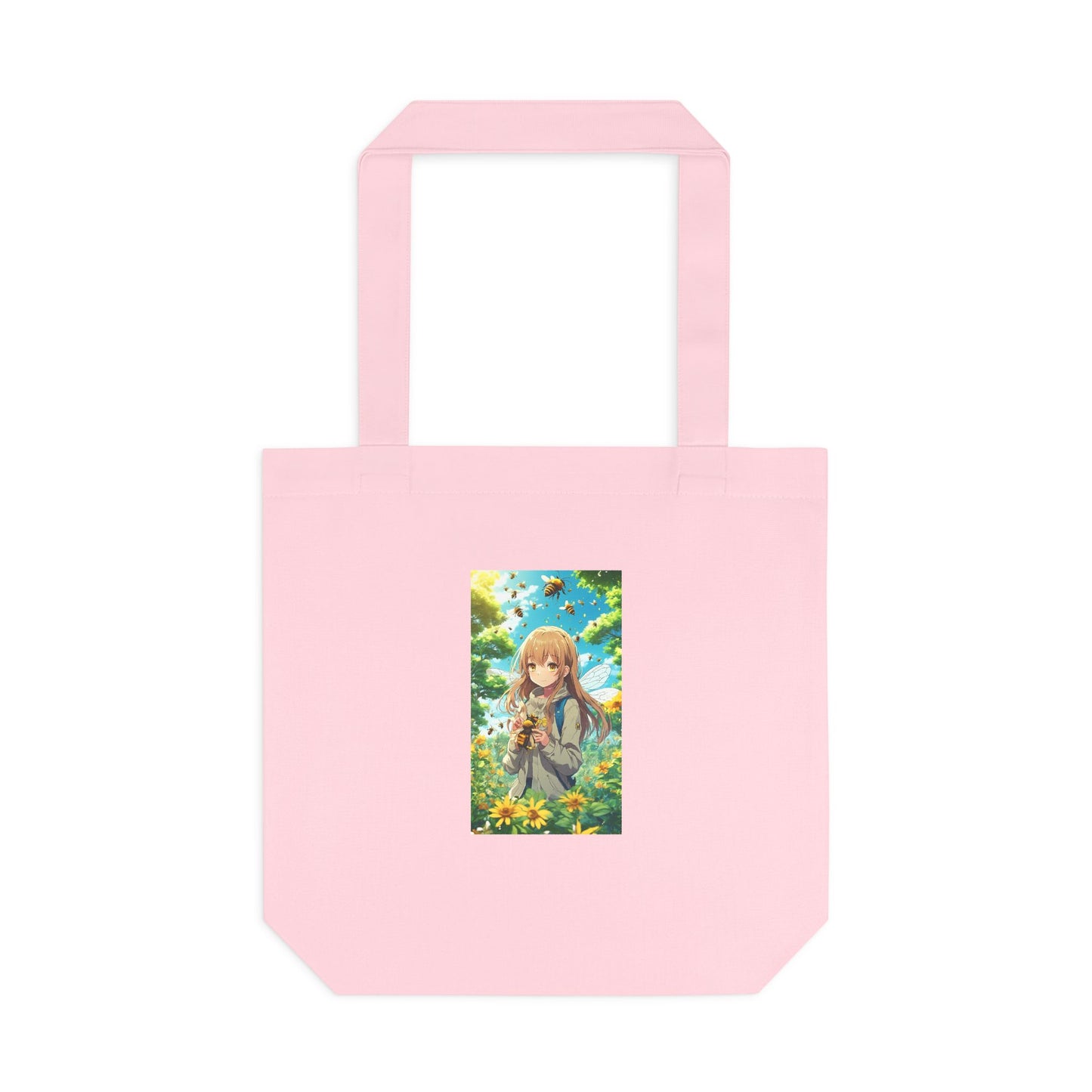 Bee Fairy Garden Anime Nature Art Tote Bag