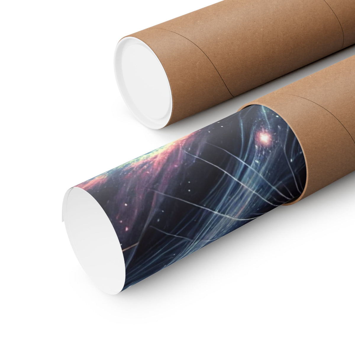 Cosmic Black Cat Galaxy Celestial Wall Art Poster