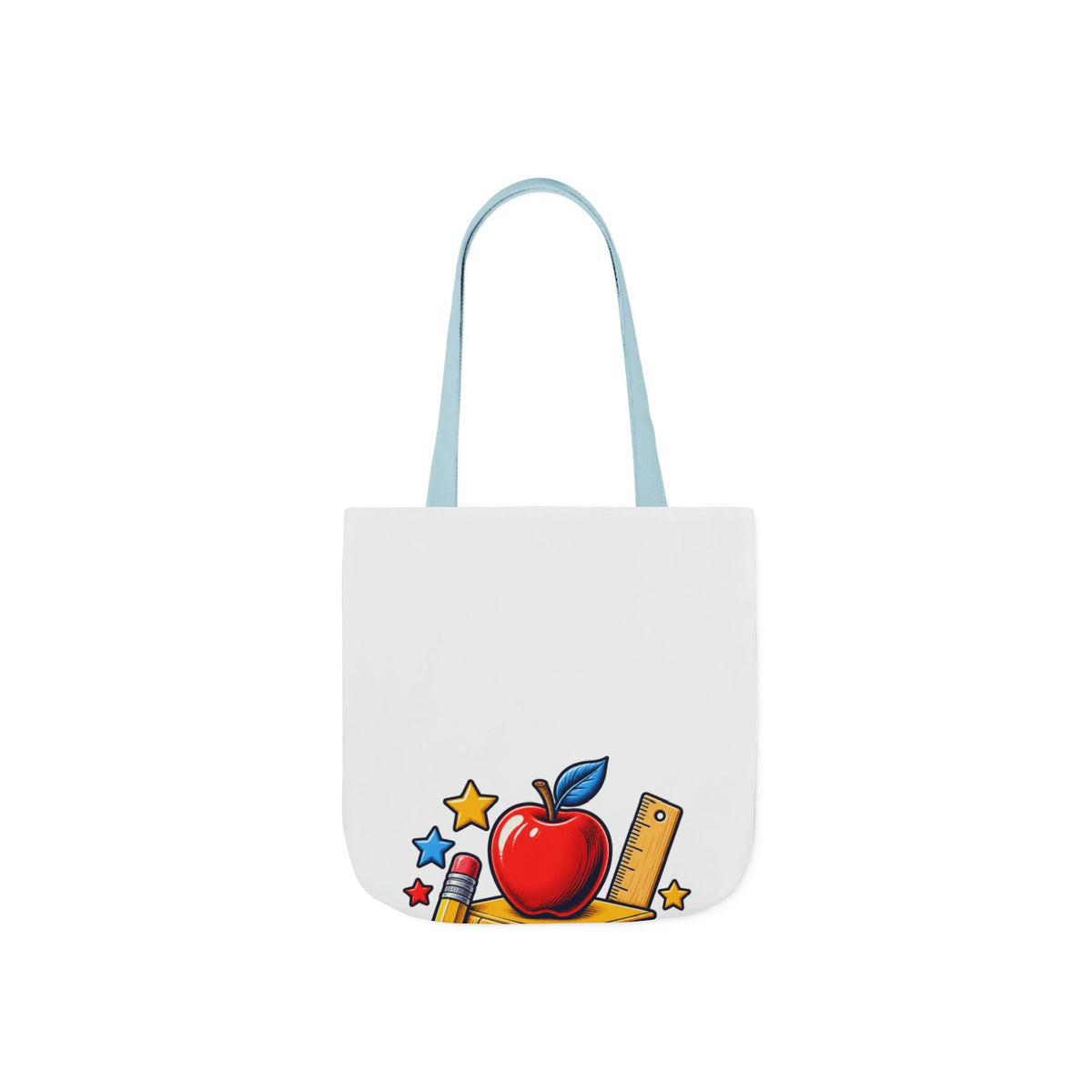 Retro School Books Apple Teacher Appreciation Tote Bag