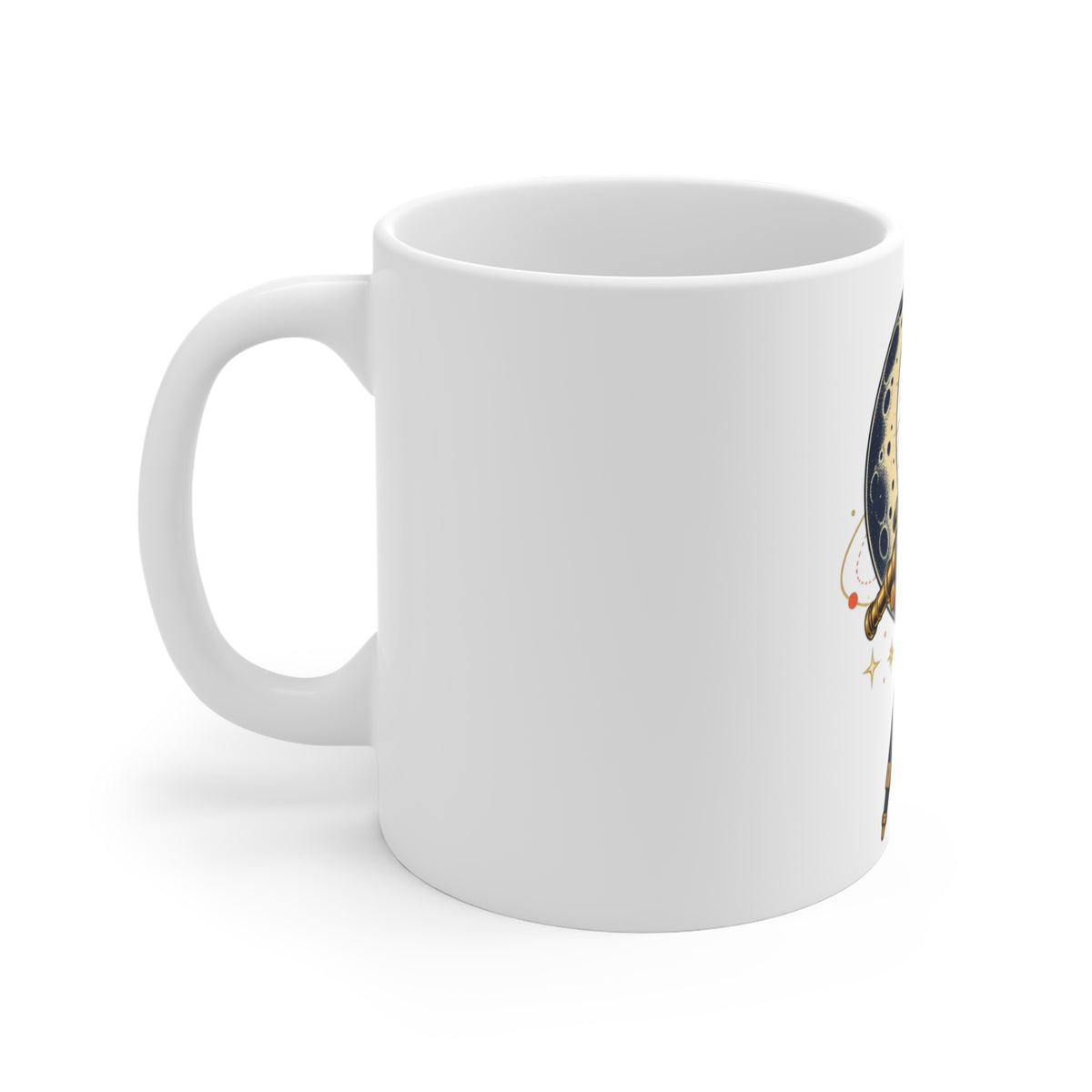 Vintage Telescope Celestial Astronomy Mug