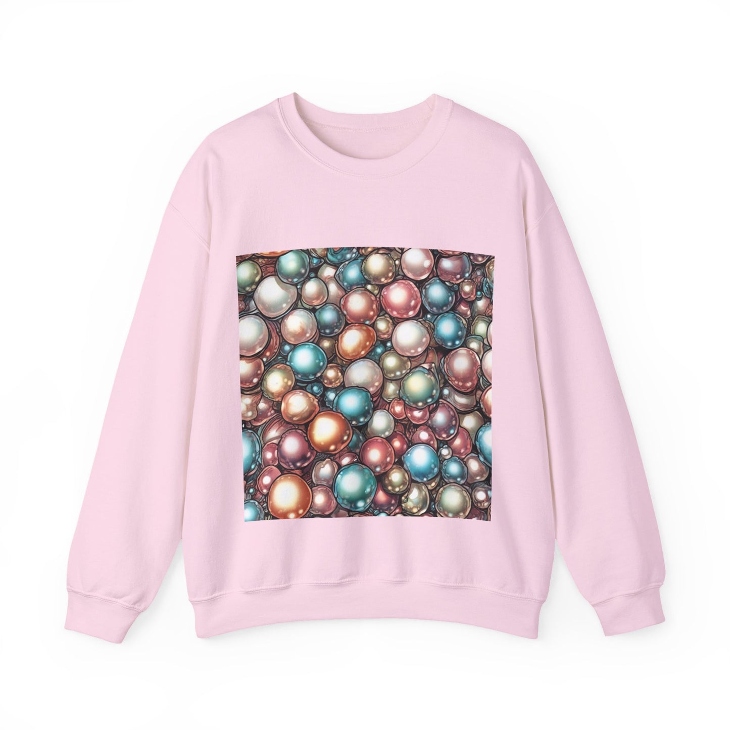 Rainbow Pearl Marble Abstract Gift Art Sweatshirt