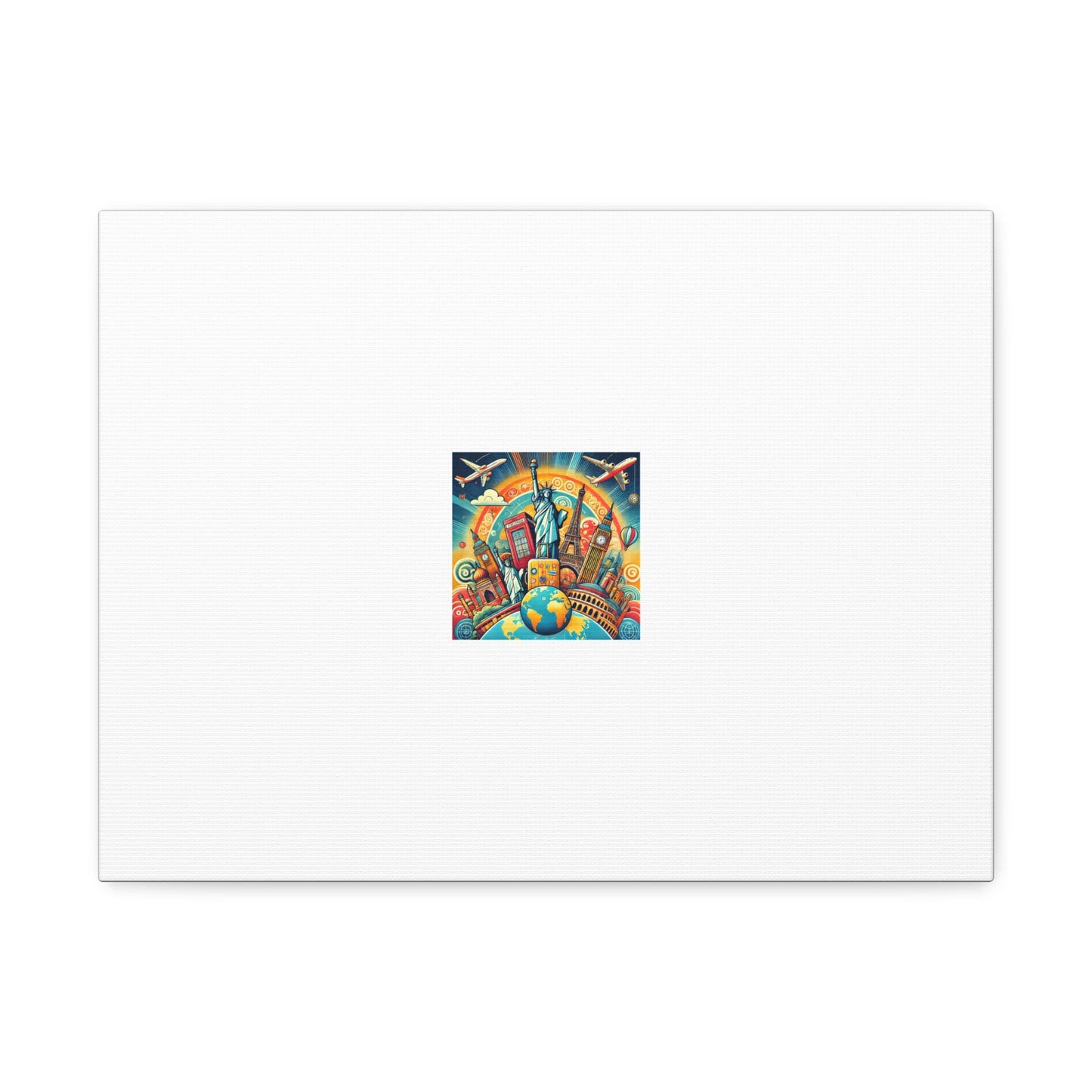 Global Landmark Adventure Collage Gallery Travel Canvas Art