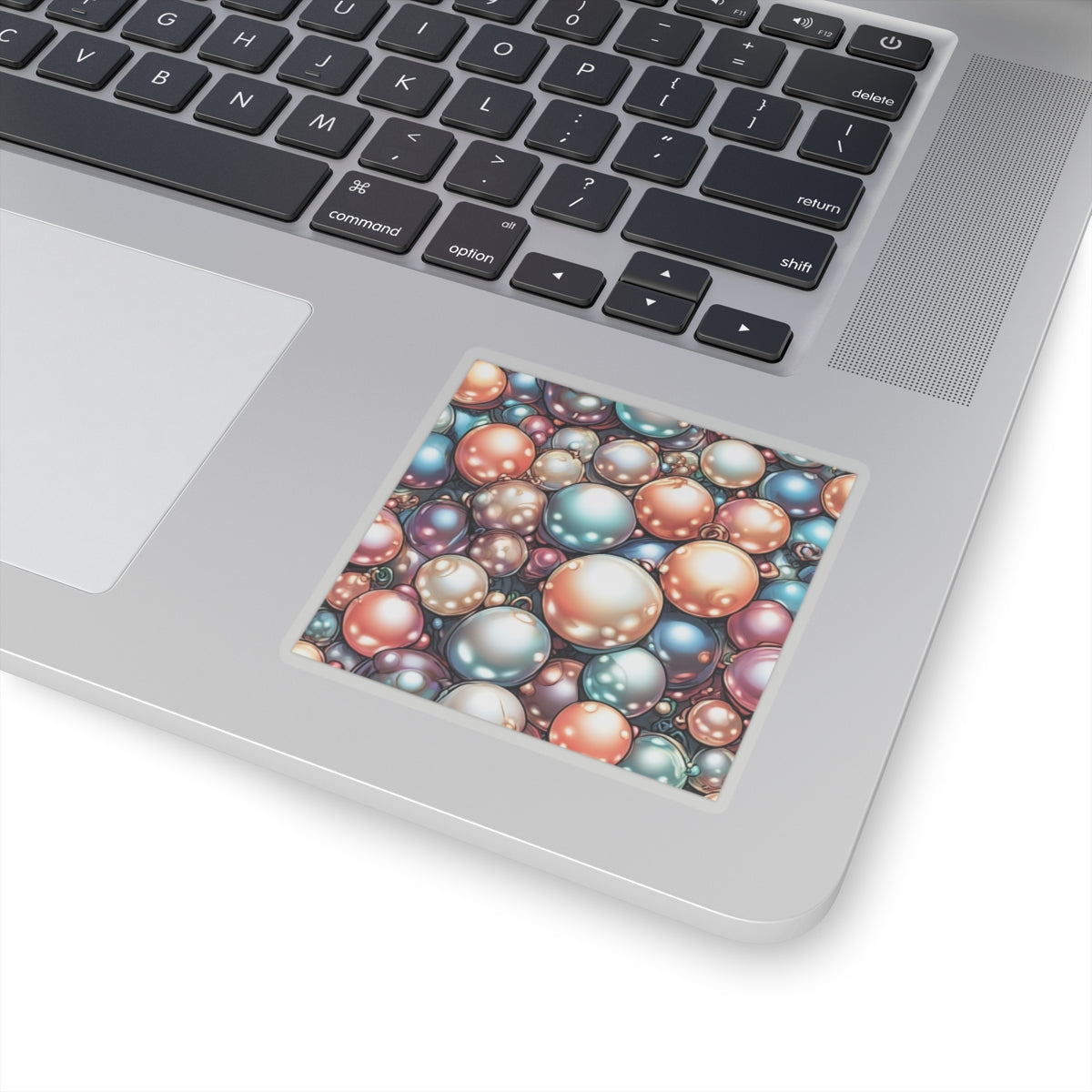 Glossy Orb Marble Abstract Gift Art Sticker