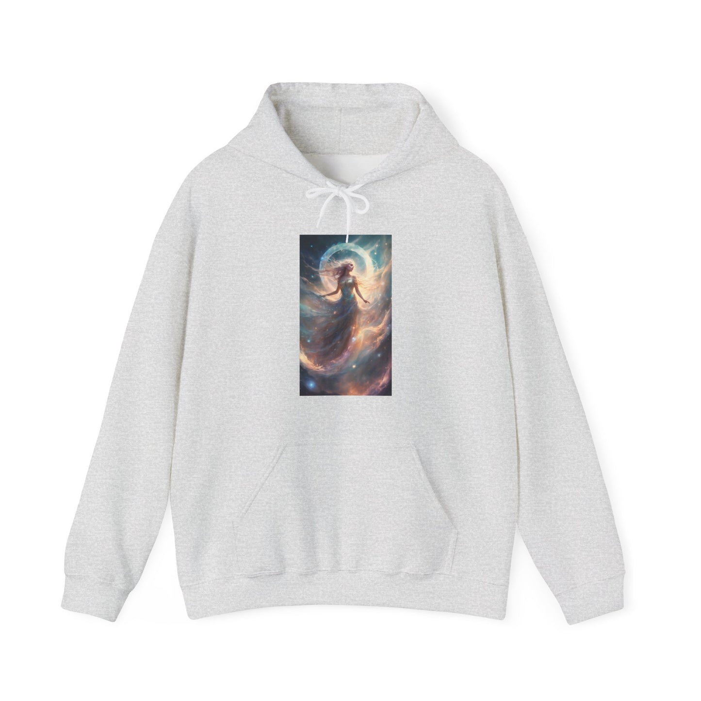 Moonlit Celestial Dancer Fantasy Portrait Hoodie